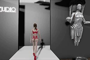 Fallout 4 Surrealist Fashion in 3D Anime Style