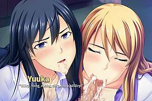 Mommy Sensei Gives Threesome Blowjob in Horny Homework