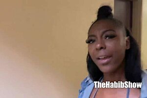 Ambitious Texas freak returns with huge booty and monster cock blowjob.