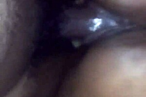 Look at that wet pussy bitch riding that black cock.