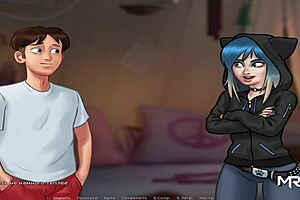 i stripped in summertimesaga and got creampied by the milf