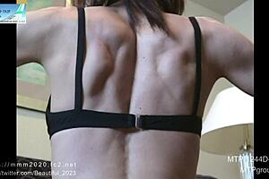 Wow, This Muscular Japanese Girl Is So Cute In Fetish Action!