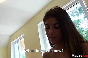 Elena Gilbert's Virgin Asshole Smashed In Garage