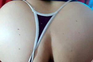 Curvy Latina MILF Ball Licking POV