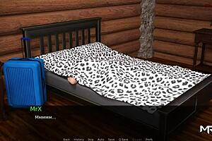 Hugging her big ass in POV anime hentai.