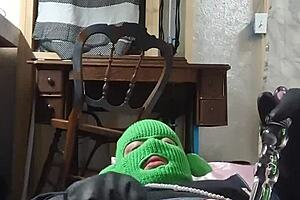 Fat Squirting Milf in Heels and Gloves Toys Her Beaver Pussy Solo