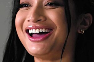 avery black gets hot after sex interview, then masturbates