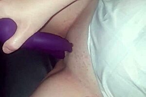 A solo session with a vibrator turns into fun masturbation time.