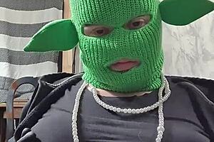 Fat Squirting Milf in Heels and Gloves Toys Her Beaver Pussy Solo