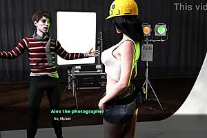 Monica Model's Photoshoot Turns Into Anal Creampie Scene.