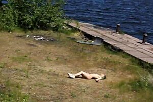 Nude Shooting At Abandoned Military Base On Totleben Island!