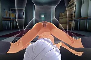 Teen Handjob Leads To Intense Sex In Hentai Scene