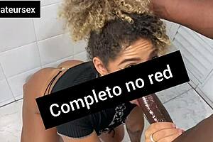 Latina Milf Gets Assfucked Doggystyle By Interracial Stud In Bathroom