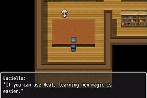 Sisters ciella and luciella deepthroat prince's small cock in hentai anime scene