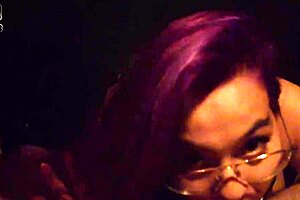 Amateur anal fun in swinger club 😏