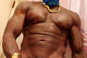 Big black hairy dick gets intense worship from Hallelujah Johnson