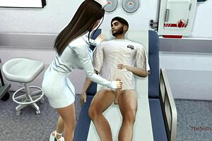 Horny Nurses Feel Intense Desire While Sucking and Fucking Handsome Patient in Hospital