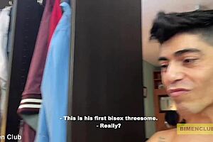 Horny Bisexual Macho Pounds Hairless Argentinian Woman and Man Hard