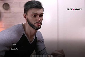 The seven realms sex with gina again she gives blowjob then raids his dick while he sucking nipple