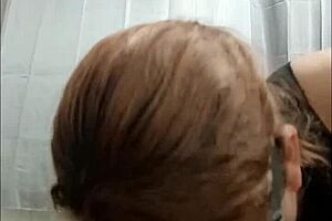 I give oral to my friend after school, he deepthroats me