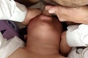 Innocent High School Girl Chokes On Older Man's Attention