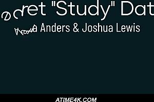 Secret Study Date Turns into Muff Diving Frenzy!