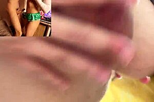 Marycandy catches guy watching porn, gives deepthroat POV!