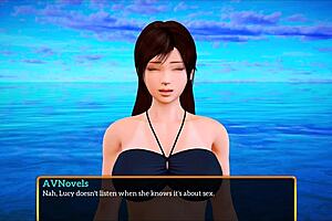 My new family in a playful game scenario