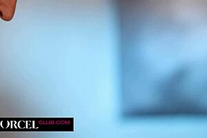 Hot Babe In Lingerie Receives Blowjob And Spooning Sex