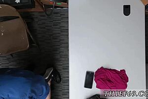 Hot Blonde Cop Steals The Uniform!