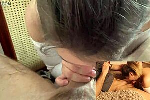 Marycandy catches guy watching porn, gives deepthroat POV!