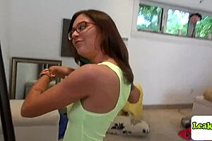 Oh, petite kacie castle gets fucked hard with big cock!