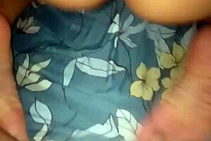 i help my wife with her dick, then fuck her hard, creampie in thong