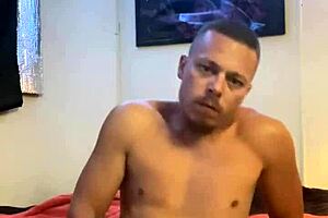 Intense Solo Jerk Off with Big Cock Leading to Quick Nut