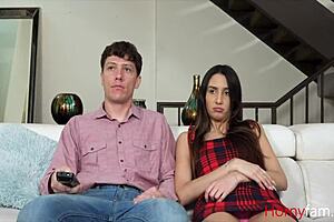 Horny Stepsis Natalia Nix Gets Fucked Hard for Remote Control