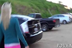 I organized a wild fuck with my wet shaved pussy