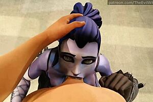 Hot sexy widowmaker x raven compilation artists theevilwithinhentai nutty carva xv slayed coom