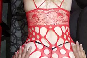 My slut wife bends over for doggystyle with big ass.