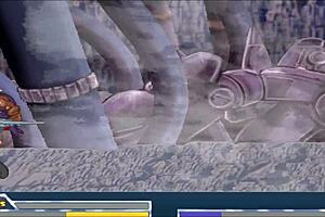 Final fuck hentai game pornplay ep 5 blue slime monster rough anal fucking