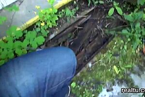 beautiful czech nympho teased in supermarket then pov screwed