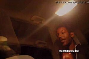 Intense passion in ebony teen lovemore's threeway gangbang