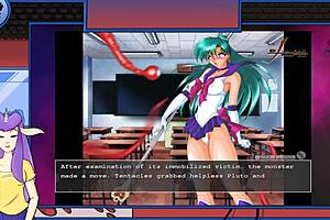 is sailor pluto's tentacle adventure with sailor moon too hot?