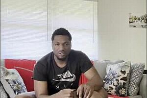 Enjoying a big surprise home alone