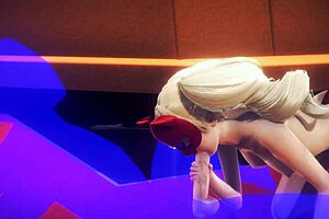 Intriguing Persona 5 Hentai: Ann Takamari Handjob and Blowjob in Japanese Asian Manga Anime Film Game Porn