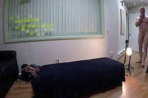 Gigi Breeze undergoes casting interview, left alone for sexy exploration