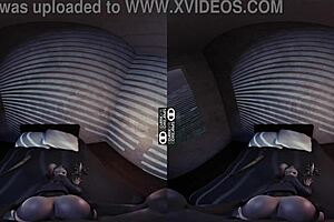 vr fucking harley quinn feels so real in this anime hentai mixup