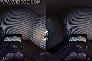 vr fucking harley quinn feels so real in this anime hentai mixup