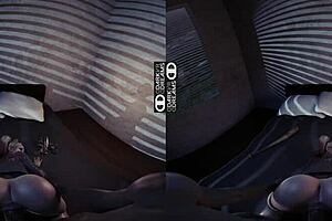 vr fucking harley quinn feels so real in this anime hentai mixup