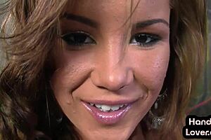 Cockwanking my 21yo gf with small boobs in pov.