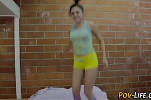 Petite Amateur POV Tugs